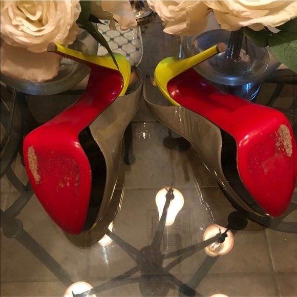 Authentic Christian Louboutin Lady Peep Slingback - Picture 5 of 5